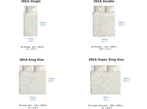 IKEA Mattress & Bed Sizes UK 2023 | European Comparison Different